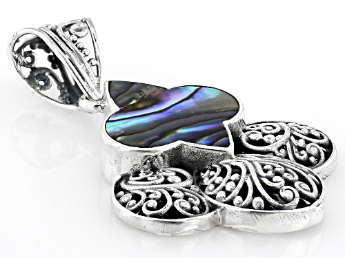 Artisan Collection of Bali™ Abalone Shell Sterling Silver Filigree Pendant