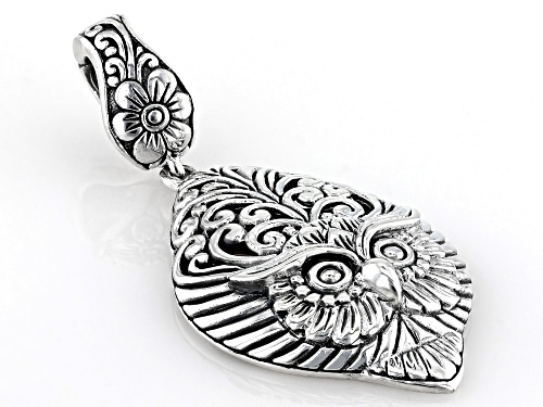Artisan Collection of Bali™ Sterling Silver Owl Enhancer Pendant