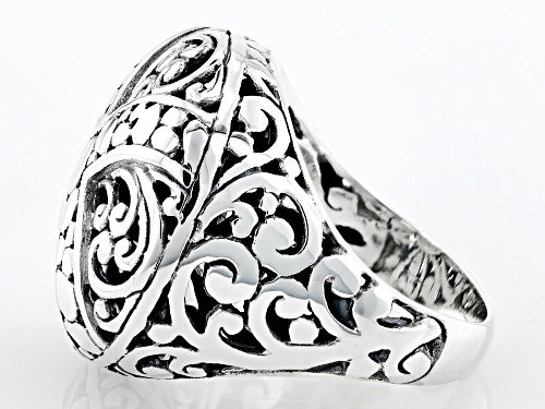 Artisan Collection of Bali™ Sterling Silver Medallion Filigree Ring - Size 11
