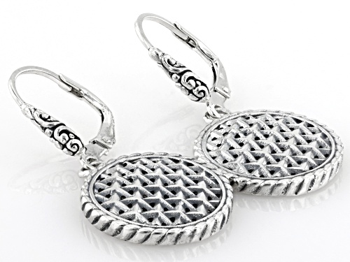 Artisan Collection of Bali™ Sterling Silver Basket Weave Design Earrings