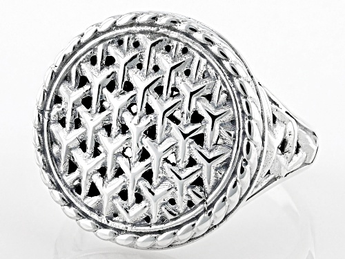 Artisan Collection of Bali™ Sterling Silver Basket Weave Design Ring - Size 11