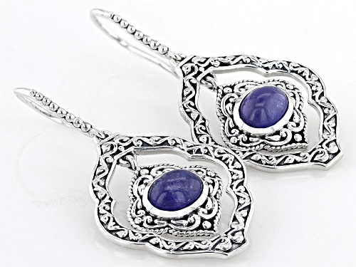 Artisan Collection of Bali™ 8x6mm Tanzanite Sterling Silver Earrings
