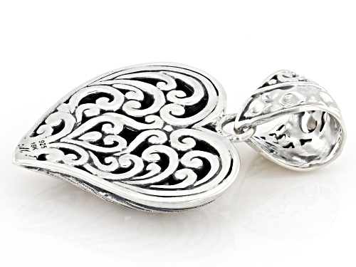 Artisan Collection of Bali™ Sterling Silver & 18K Gold Scrollwork Heart Pendant