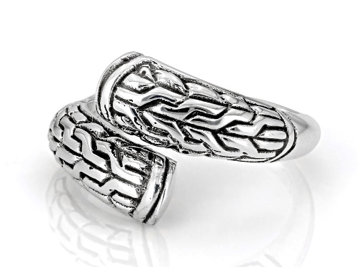 Artisan Collection of Bali™ Sterling Silver Tulang Naga Bypass Ring - Size 6