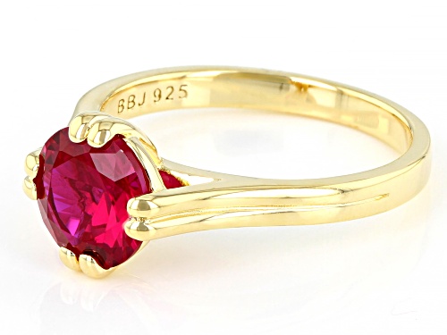 Bella Luce ® 2.30ctw Lab Created Ruby Eterno™ Yellow Ring - Size 7