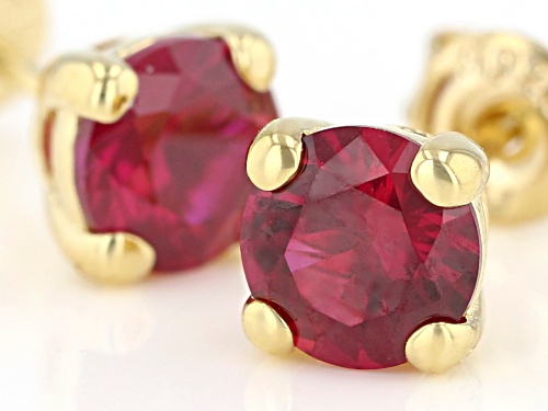 Bella Luce ® 1.97ctw Lab Created Ruby Eterno™ Yellow Earrings