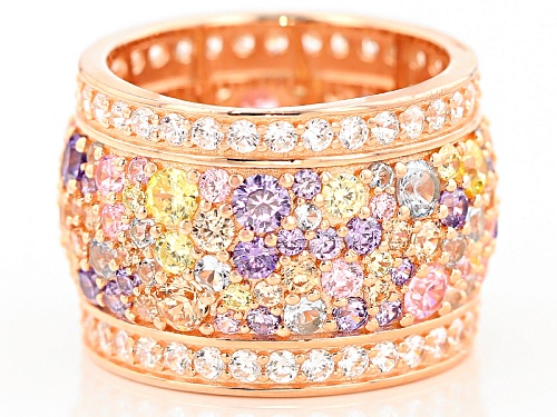 Bella Luce ® 10.45ctw Multicolor Gemstone Simulants Eterno ™ Rose Ring - Size 7