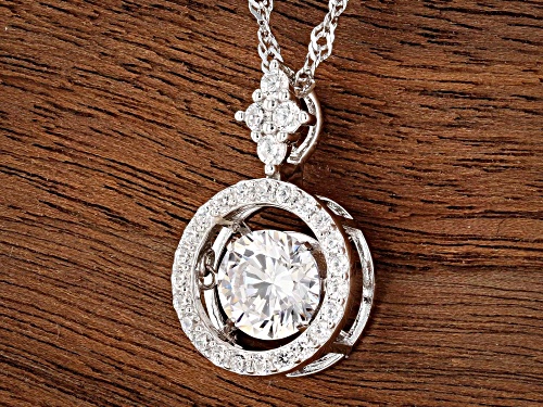 Bella Luce ® 2.15ctw Rhodium Over Sterling Silver 