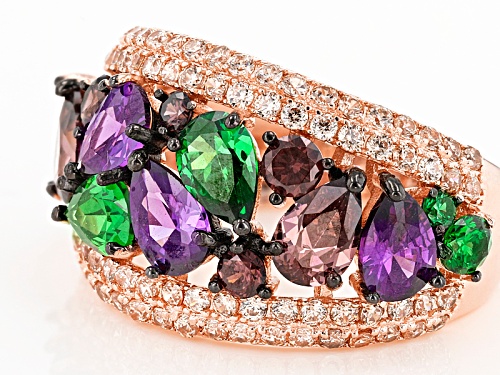 Bella Luce ® 7.58ctw Multicolor Gemstone Simulants Eterno ™ Rose Ring - Size 6