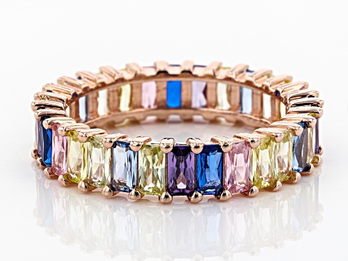 Bella Luce ® 6.76CTW Multicolor Gemstone Simulants Eterno ™ Rose Ring - Size 12