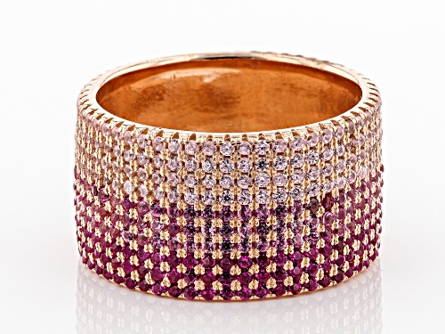 Bella Luce ® 4.86CTW Lab Pink Sapphire & Pink Diamond Simulants Eterno ™ Rose Ring - Size 8