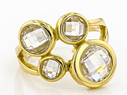 Bella Luce ® 7.46ctw White Diamond Simulant Eterno™ Yellow Ring (4.62ctw DEW) - Size 7