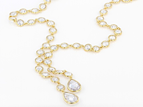 Bella Luce ® 68.58ctw White Diamond Simulant Eterno™ Yellow Y Necklace - Size 22