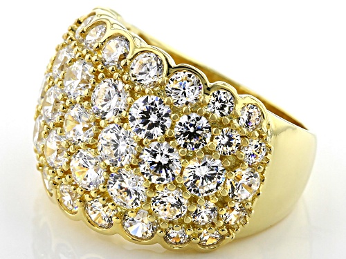 Bella Luce ® 8.09ctw White Diamond Simulant Eterno™ Yellow Ring (4.95ctw DEW) - Size 8