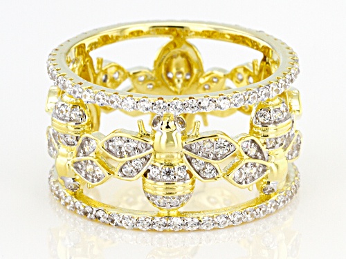 Bella Luce ® 2.04ctw White Diamond Simulant Eterno™ Yellow Bumblebee Ring (1.20ctw DEW) - Size 5