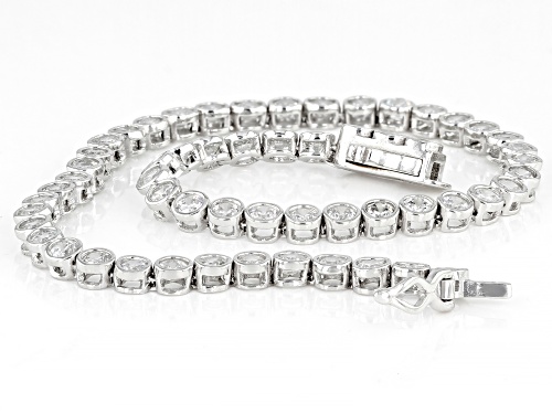 Bella Luce ® 6.04ctw White Diamond Simulant Rhodium Over Sterling Silver Bracelet (3.48ctw DEW) - Size 8