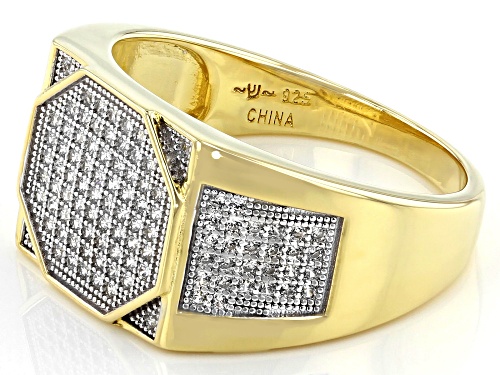 Bella Luce ® 0.90ctw Eterno™ Yellow Men's Ring (0.64ctw DEW) - Size 11