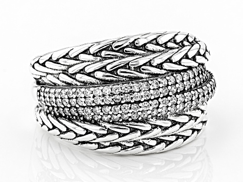 Bella Luce ® 0.94ctw Rhodium Over Sterling Silver Ring (0.52ctw DEW) - Size 6