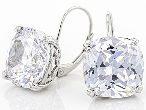 Bella Luce ® 20.70ctw Rhodium Over Sterling Silver Earrings (13.68ctw DEW)