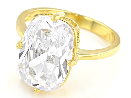 Bella Luce ® 9.51ctw White Diamond Simulant Eterno™ Yellow Ring - Size 12