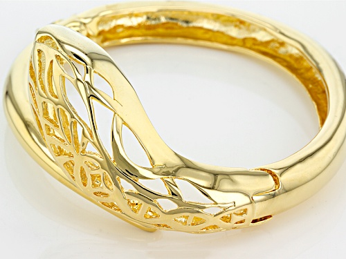 Moda Al Massimo® 18k Yellow Gold Over Bronze Snake 8 Inch Bracelet - Size 8