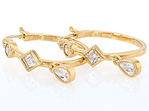 Bella Luce® 1.17Ctw White Diamond Simulant Eterno™ Yellow Earrings (0.70Ctw DEW)