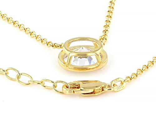 Bella Luce® 3.67ctw White Diamond Simulant Eterno™ Yellow Necklace - Size 18