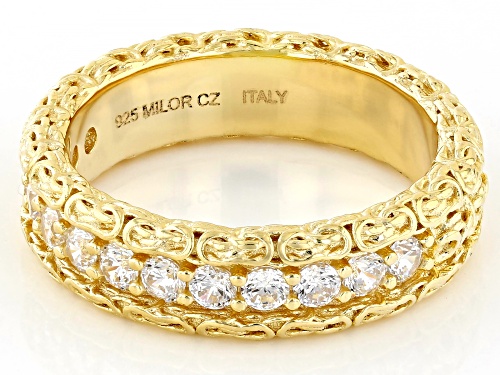 Bella Luce® Italia 0.52ctw White Diamond Simulant Eterno™ Yellow Byzantine Ring(0.31ctw DEW) - Size 9