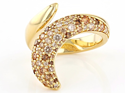 Bella Luce® Italia 1.49ctw Champagne And Mocha Diamond Simulants Eterno™ Yellow Ring(0.90ctw DEW) - Size 6