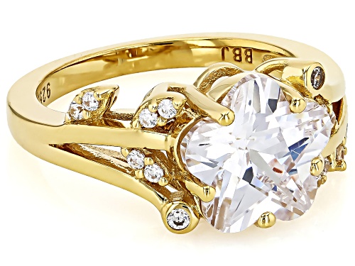 Bella Luce® 6.13ctw White Diamond Simulant Eterno™ Yellow Clover Ring (3.71ctw DEW) - Size 8
