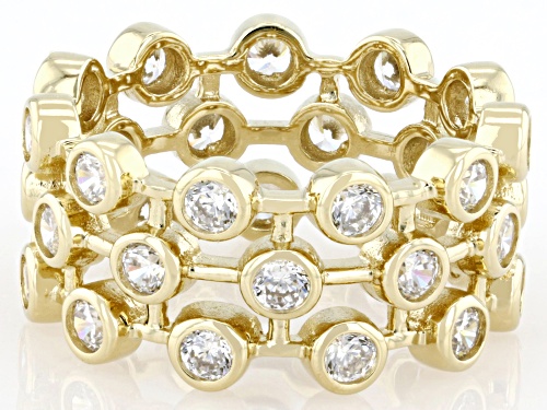 Bella Luce® 0.74ctw White Diamond Simulant Eterno™ Yellow Ring(0.44ctw DEW) - Size 7