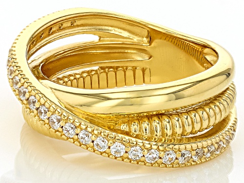 Bella Luce® 0.77ctw White Diamond Simulant Eterno™ Yellow Ring(0.46ctw DEW) - Size 7