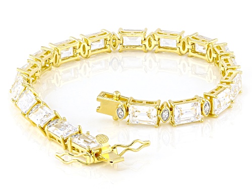 Bella Luce® 27.50ctw White Diamond Simulant Eterno™ Yellow Tennis Bracelet(16.67ctw DEW) - Size 8