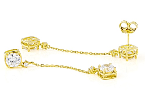 Bella Luce® 5.56ctw White Diamond Simulants Eterno™ Yellow Earrings(3.36ctw DEW)