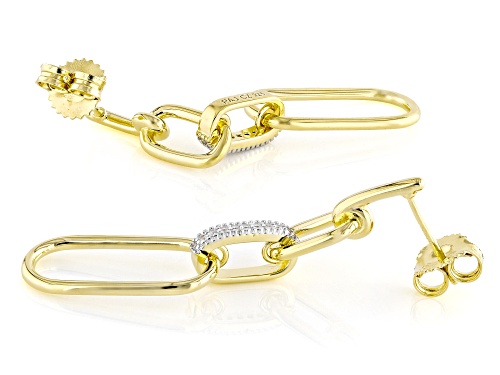 Bella Luce® 0.17ctw White Diamond Simulant Eterno™ Yellow Earrings
