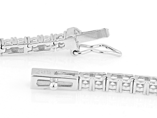 Bella Luce® 34.56ctw White Diamond Simulant Rhodium Over Sterling Silver 29th Anniversary Necklace - Size 18