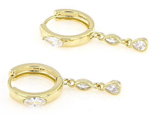 Bella Luce® 1.72ctw White Diamond Simulant Eterno™ Yellow Earrings (1.04ctw DEW)