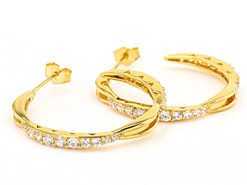 Bella Luce ® 2.74ctw White Diamond Simulant Eterno™ Yellow Earrings (1.52ctw DEW)