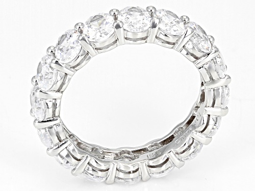 Bella Luce® 8.00ctw 100 Facet Rhodium Over Silver Ring (4.84ctw) - Size 7