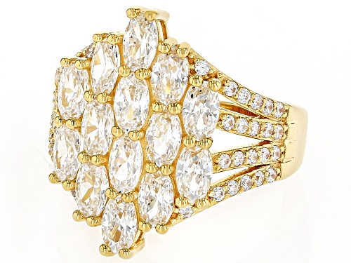 Bella Luce® 5.54ctw White Diamond Simulant Eterno™ Yellow Ring (3.35ctw DEW) - Size 6