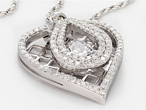 Bella Luce ® 2.70ctw Round Rhodium Over Sterling Silver 