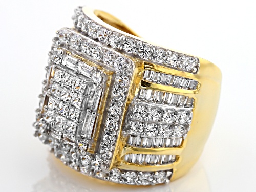 Bella Luce ® 5.75ctw Round, Baguette And Princess Cut Eterno ™ Yellow Ring - Size 5