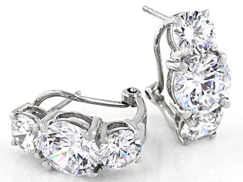 Bella Luce ® 13.98ctw Rhodium Over Sterling Silver Earrings (8.22ctw DEW)