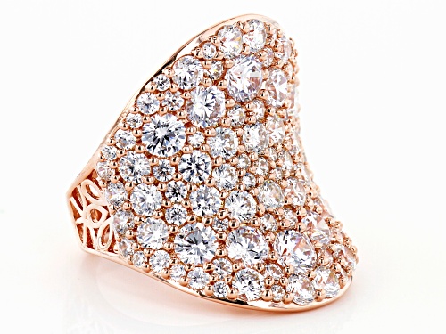 Bella Luce ® Eterno™ 11.99ctw Rose Gold Over Sterling Silver Ring (7.01ctw DEW) - Size 5