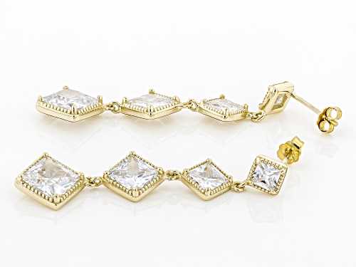 Bella Luce ® 12.36ctw White Diamond Simulant Eterno ™ Yellow Dangle Earrings (8.6ctw DEW)