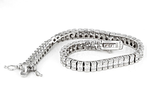 Bella Luce ® 9.30ctw Rhodium Over Sterling Silver Tennis Bracelet (4.96ctw DEW) - Size 7