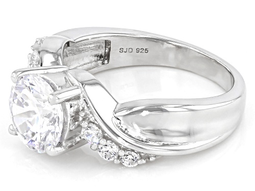 Bella Luce ® 3.75ctw Rhodium Over Sterling Silver Ring (2.21ctw DEW) - Size 10