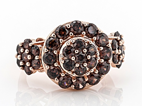 Bella Luce ® 4.96ctw Mocha Diamond Simulant Eterno™ Rose Ring (2.22ctw DEW) - Size 5