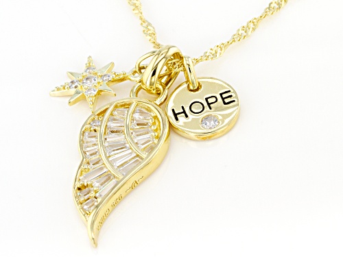 Bella Luce ® 1.37ctw Eterno™ Yellow Inspirational Pendant With Chain