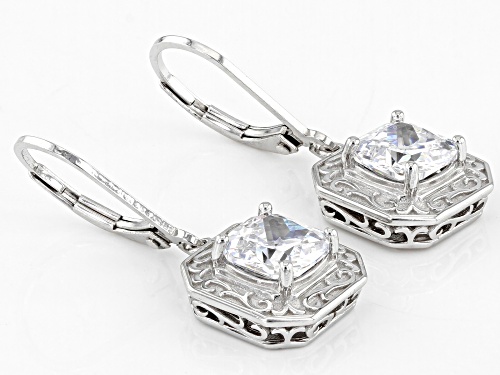Bella Luce ® 5.16ctw Rhodium Over Sterling Silver Earrings (2.56ctw DEW)